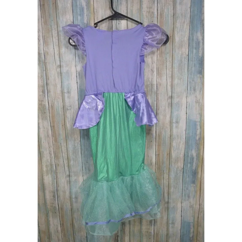 Disney Princess Ariel Halloween Costume Small (4-6) Dress Up Little Mermaid